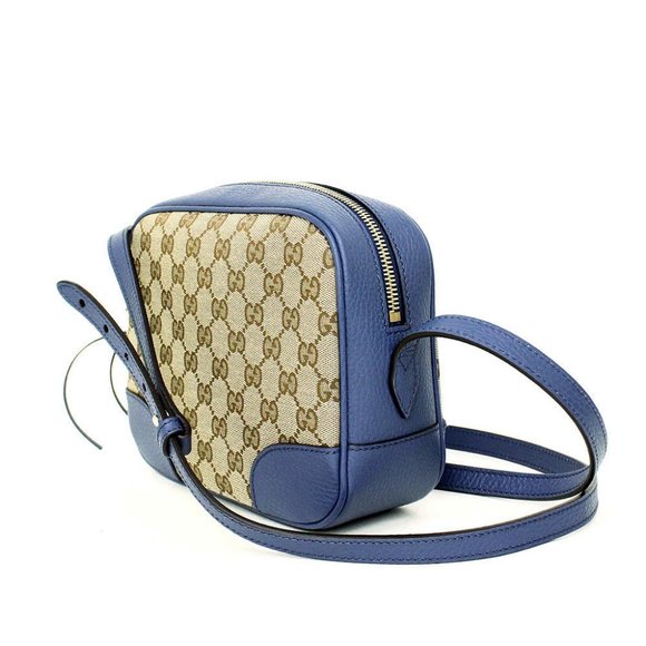 Gucci Canvas Supreme Camera Bag Caspian Blue NEW W DUST BAG - Picture 3 of 8